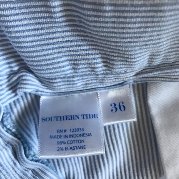 Souther Tide The Skip Jack Pompeii Blue Shorts - Picture 7 of 7